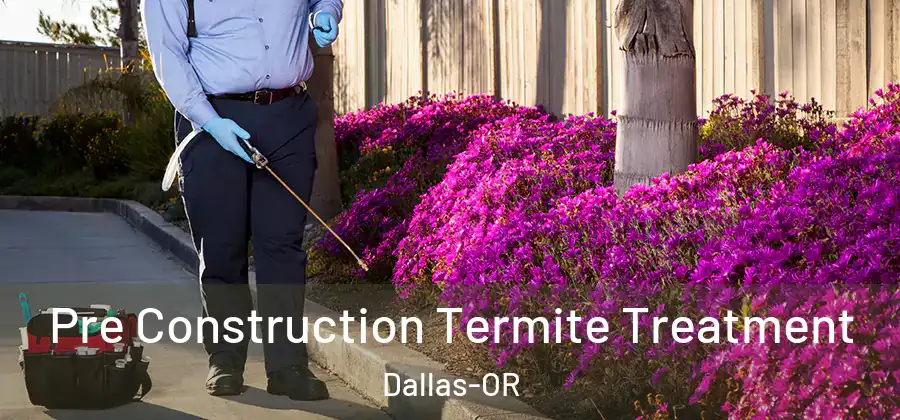 Pre Construction Termite Treatment Dallas-OR